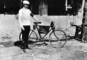 First Tour Winner French racing cyclist Maurice Garin, winner of the first Tour de France in 1903. (Photo by Roger Viollet via Getty Images)