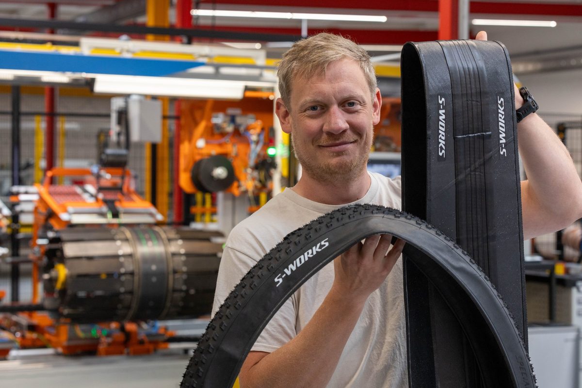I built my own MTB tyre at Specialized's high-tech factory