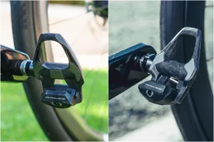 Old and new Dura-Ace pedals