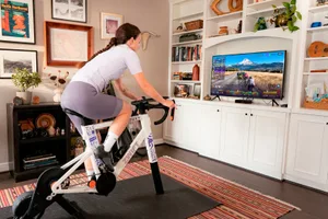 Zwift Ride Rouvy with lady Zwift Ride Rouvy with lady