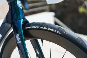 Matej Mohorič Bianchi Specialissima RC at the 2026 Tour de France Matej Mohorič Bianchi Specialissima RC at the 2026 Tour de France Continental tyre.