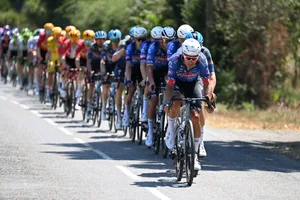 113th Tour de France 2026 – Stage 5 PAU, FRANCE - JULY 08: Silvan Dillier of Switzerland and Team Alpecin-Premier Tech leads the peloton during the 113th Tour de France 2026, Stage 5 a 158.3km stage from Lannemezan to Pau / #UCIWT / on July 08, 2026 in Pau, France.