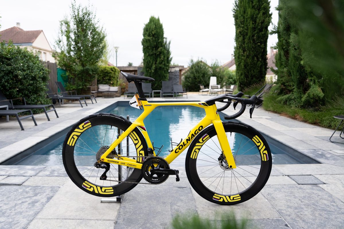 Tadej Pogačar’s special 2026 Tour de France yellow bike celebrates all five of his Tour wins