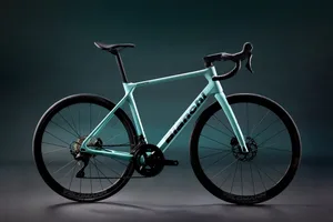 Bianchi Infinito against a black background Bianchi Infinito against a black background
