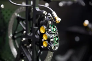 Hope EVO V6Ti brake at Eurobike Hope EVO V6Ti brake at Eurobike
