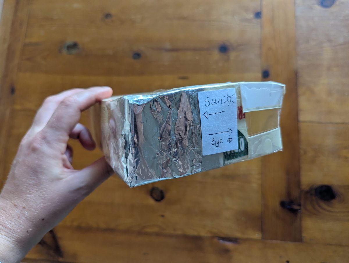 No glasses for the eclipse? Don't panic ??? here's how to make your own eclipse viewing box at home