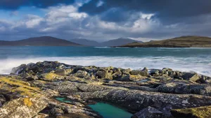 Isle of Harris Seascape A shot from the coastline of the beautiful Isle of Harris in the Outer Hebrides