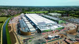 Google Data Centre Aerial view of a large Google Data Centre being built in Cheshunt, Hertfordshire, UK on 31st May 2025