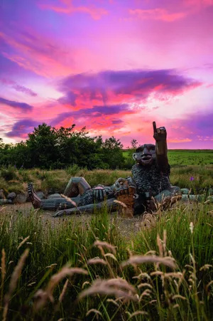 Nowanois, The Storytellers, Glenelly Valley, Sperrins Heritage C The Sperrin Sculpture Trail, a new art installation created by world acclaimed artist, Thomas Dambo, to showcase the geology, archaeology and heritage of the Sperrins.