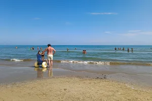 ITA-SENIGALLIA-ILLUSTRATION A sand wheelchair for the disabled