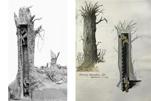 camouflage tree WW1 camouflage tree WW1
