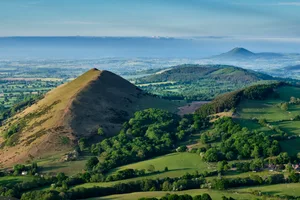 The Lawley and The Wrekin seen from Caer Caradoc, Church Stretton, Shropshire The Lawley and The Wrekin seen from Caer Caradoc in Shropshire
