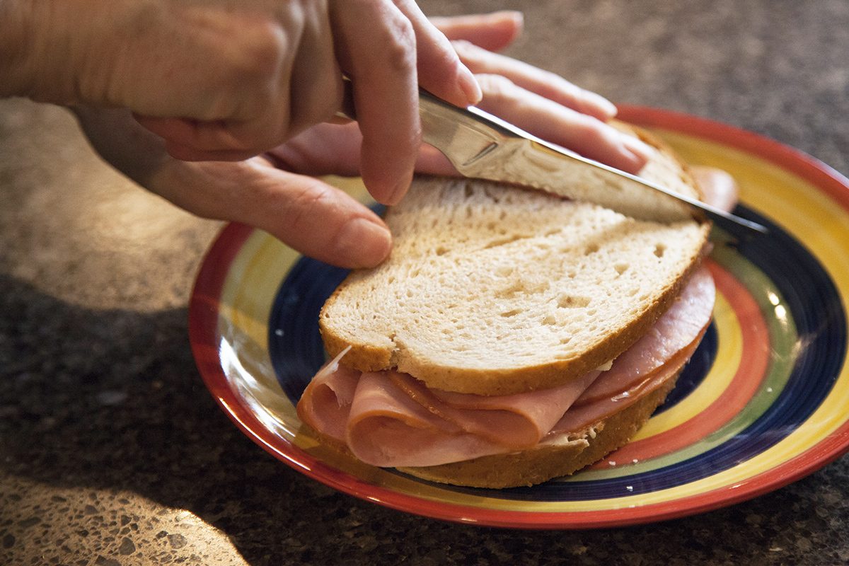 Scientifically, what’s the best way to cut a sandwich?