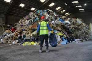 clothes rubbish heap Clothes on a rubbish heap