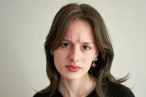 Frowning woman Frowning woman.
