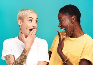 women talking