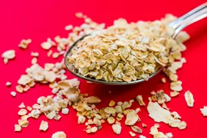 Fibre Oats A teaspoon full of oats
