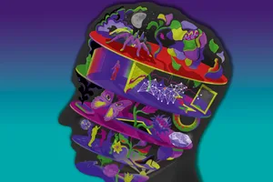 dark-empath An illustration of a head full of dark ideas like spiders