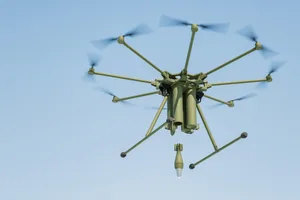 flying weaponised drone. flying weaponised drone.