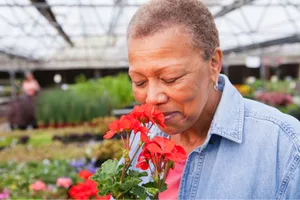 Smelling Flowers