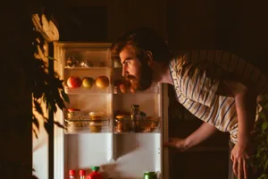 Man looking in fridge (1)