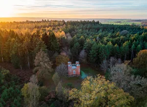 Queen Annes Summerhouse aerial view Queen Annes Summerhouse aerial view