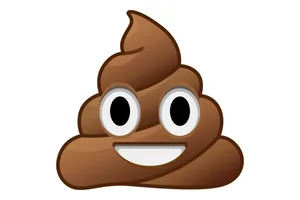 A poo emoji, featuring a smiling face A poo emoji, featuring a smiling face