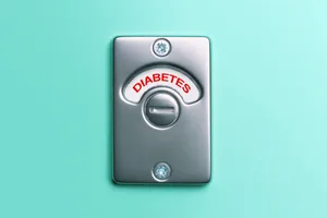 How to reverse diabetes A lock, which reads 'DIABETES', on a blue background