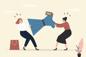 black-friday-mistakes2 Black friday people fighting over a dress