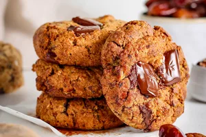 High-fibre-sticky-toffee-air-fryer-cookies