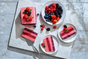 Icy berry loaf