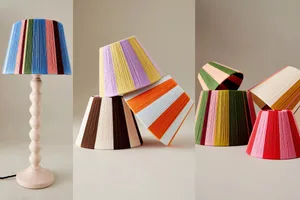 anthropologie-black-friday Woven lampshades