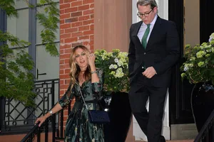 sarah-jessica-parker-broderick Sarah Jessica Parker and Matthew Broderick leave a house