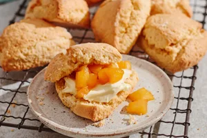 Piña colada scones