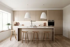 Kitchen renovation A modern kitchen