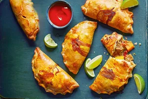 Swede & beef rendang pies