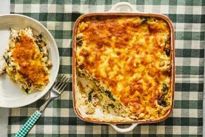 Cheeky ricotta, fennel and sausage lasagne