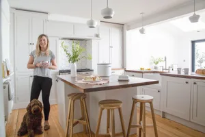 Real home: ‘It was a bigger project than we ever imagined’ The kitchen was the first room to get a revamp as its awkward layout made it difficult to live with. ‘We’re lucky that our friend, Eddie, is the owner of Fat Radish Kitchen Company, so we were able to fit a bespoke design,’ says Vicky