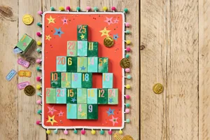 Christmas tree advent calendar