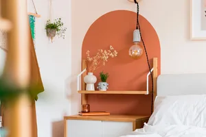 Create interest in your space with painted wall arches! Here’s how