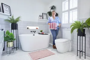 Bathroom makeover: ‘I surprised my family with a sleek new bathroom’ Bathroom makeover: 'I surprised my family with a sleek new bathroom'