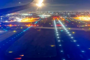 Airport city lights. Credit: Andrew Merry / Getty Images Airport city lights. Credit: Andrew Merry / Getty Images