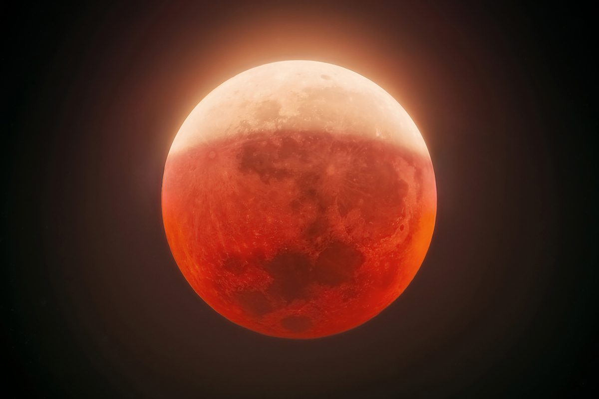 Photo: BBC Sky at Night Magazine Deep Partial Lunar Eclipse to Turn Moon Rusty Red on August 27, 2026