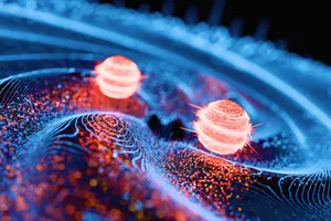 Artist’s impression of quantum entanglement – two entangled particles are connected despite their distance. Credit: koto_feja Artist's impression of quantum entanglement – two entangled particles are connected despite their distance. Credit: koto_feja