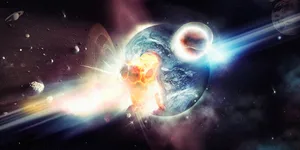 Planets colliding Planets colliding
