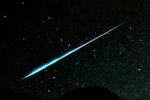 meteor shower Meteor streaking across the sky. Credit: Tony Rowell / Getty Images