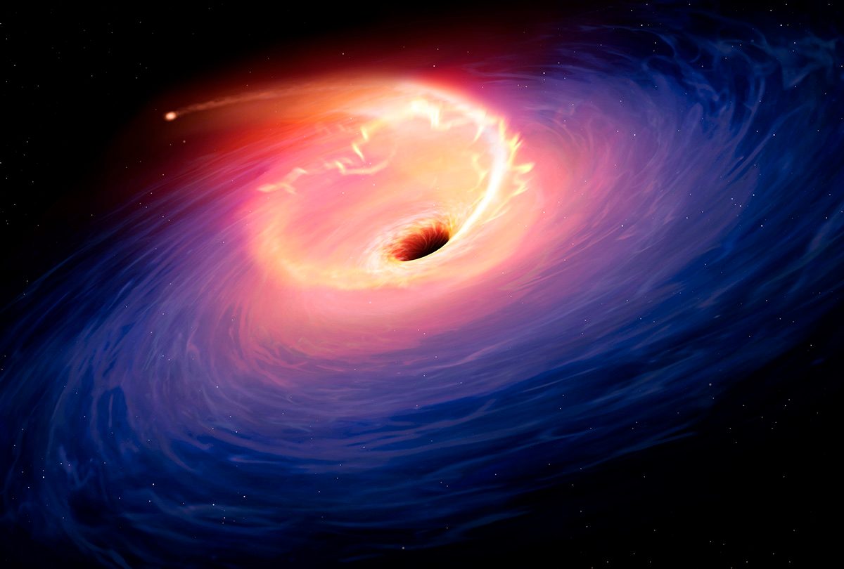 Astronomers spot biggest star ever seen swallowed by a black hole - BBC Sky at Night Magazine image