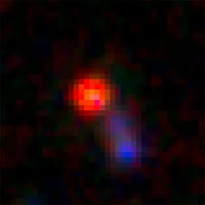 The Virgil Galaxy, as seen by the James Webb Space Telescope. Credit: ESA/Webb, NASA & CSA, G. Östlin, P. G. Perez-Gonzalez, J. Melinder, the JADES Collaboration, M. Zamani (ESA/Webb) The Virgil Galaxy, as seen by the James Webb Space Telescope. Credit: ESA/Webb, NASA & CSA, G. Östlin, P. G. Perez-Gonzalez, J. Melinder, the JADES Collaboration, M. Zamani (ESA/Webb)