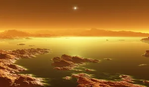 With the right porosity, organic clumps may build on floating islands in the seas on Saturn’s moon Titan. Credit: Pitris / Getty Images With the right porosity, organic clumps may build on floating islands in the seas on Saturn's moon Titan. Credit: Pitris / Getty Images
