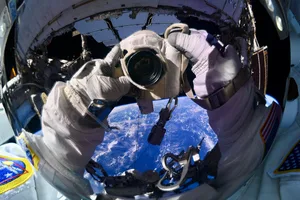 A selfie captured by NASA astronaut Jessica Meir during a spacewalk on the International Space Station, September 1, 2026. Credit: NASA A selfie captured by NASA astronaut Jessica Meir during a spacewalk on the International Space Station, September 1, 2026. Credit: NASA